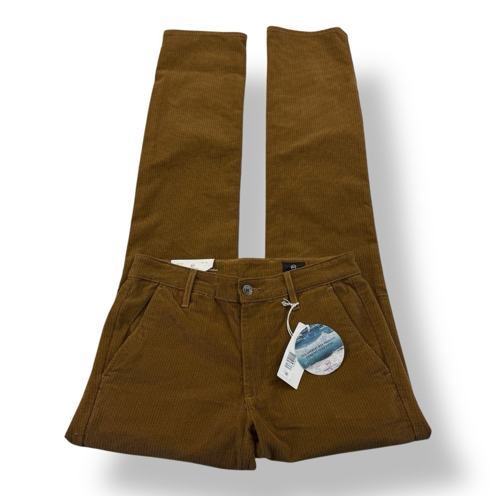AG Adriano Goldschmied NWT Marshall Slim Corduroy Pants Khaki 29x34